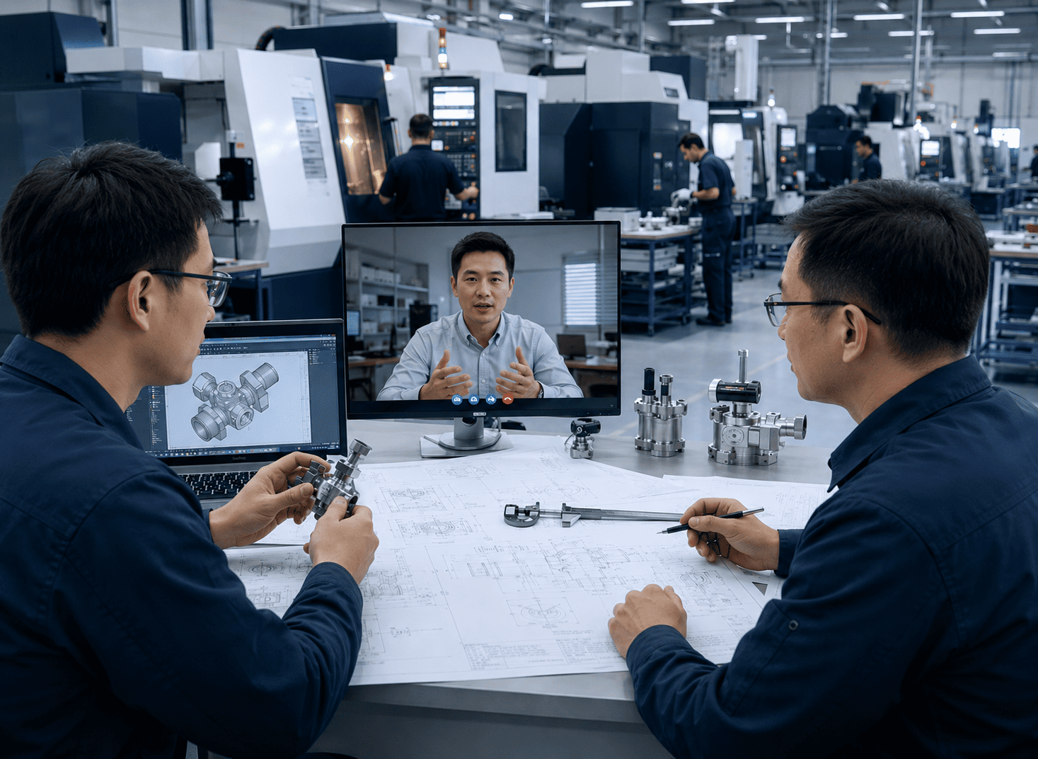 Seewaylok engineering team at work