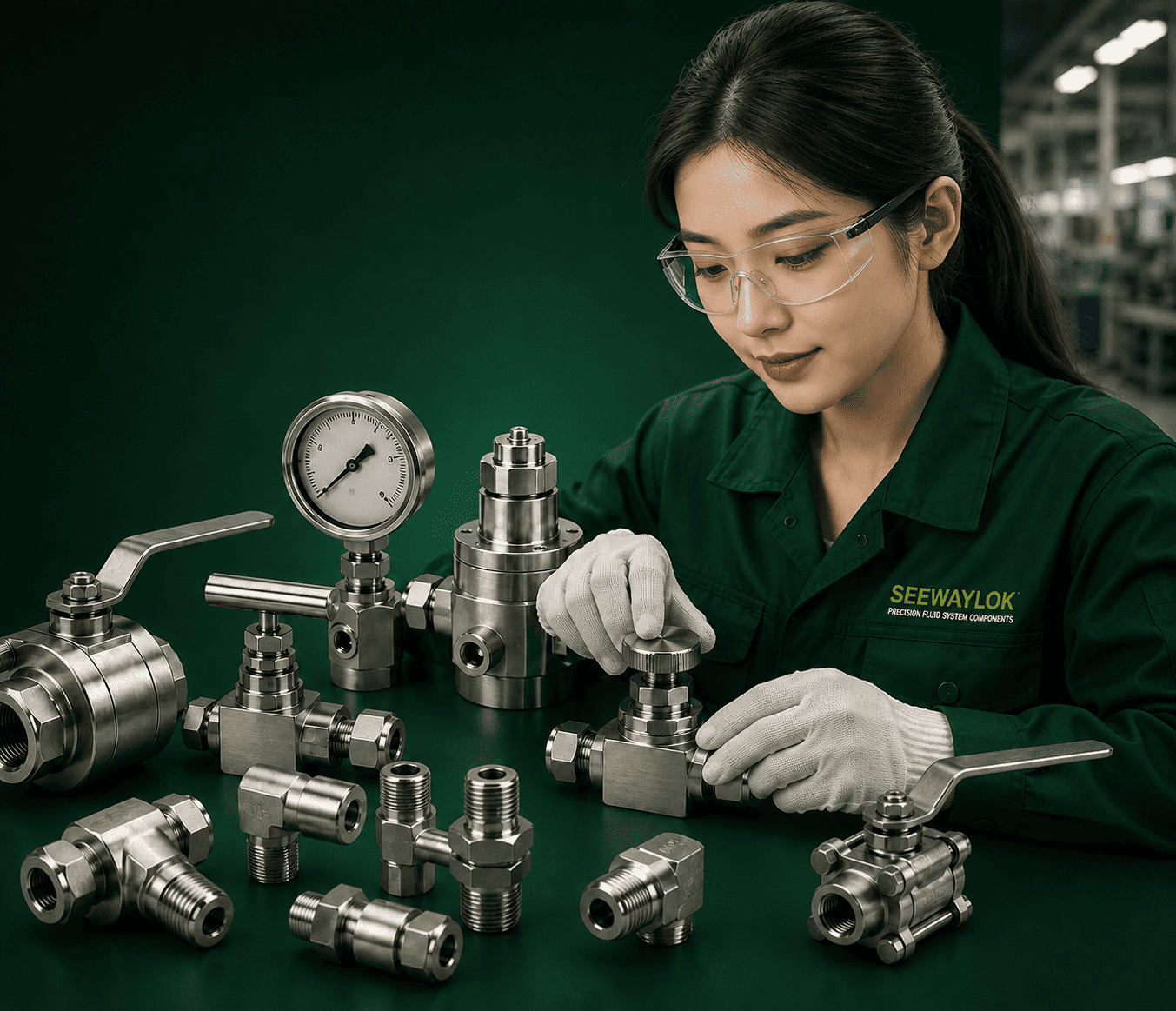 Seewaylok precision tube fittings and instrumentation valves