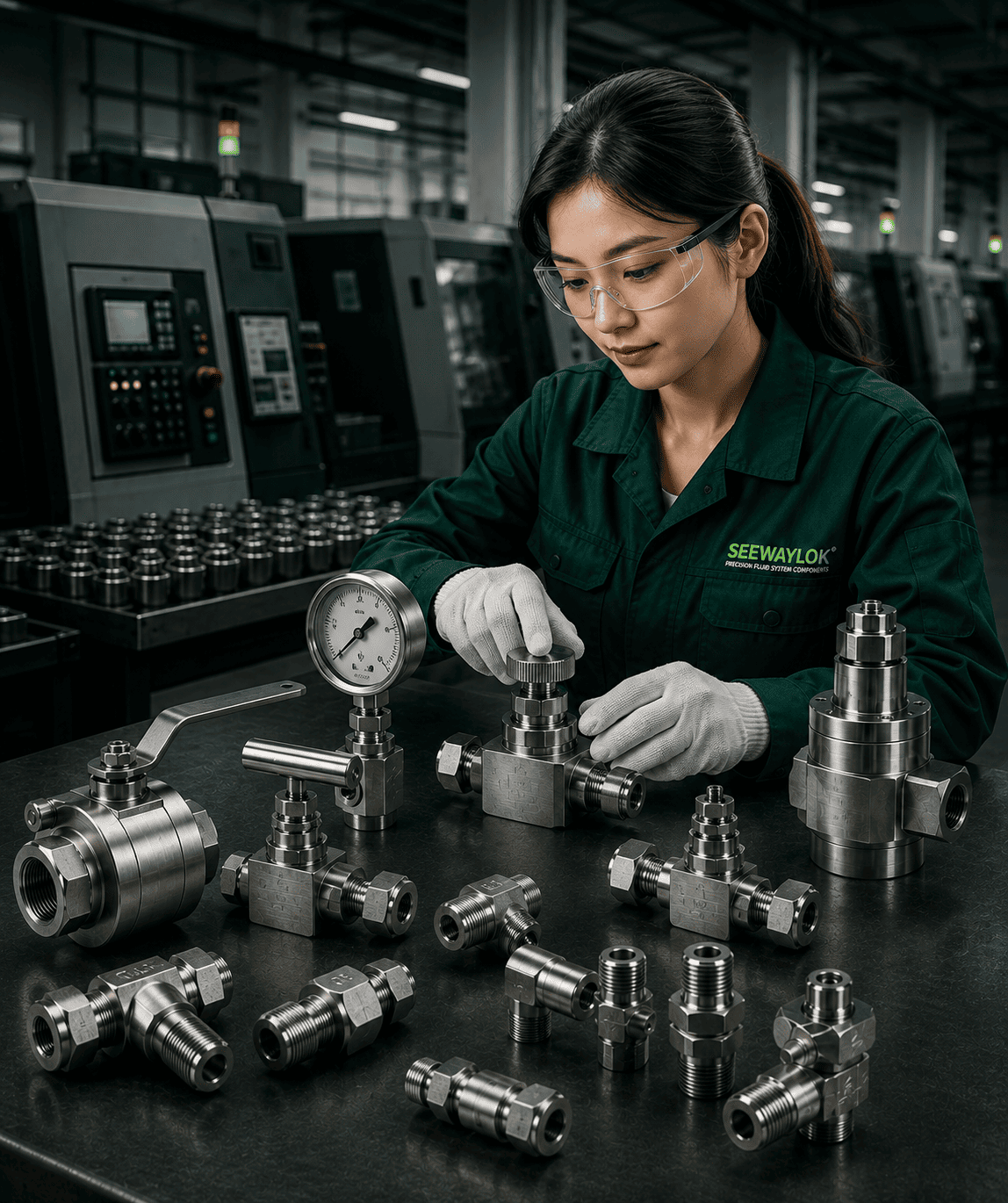 Seewaylok manufacturing and precision fluid system components